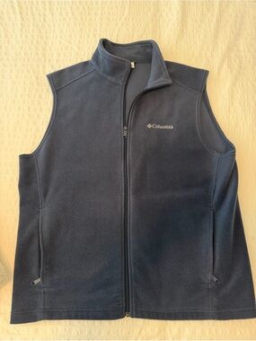 Columbia Dark Blue Fleece Vest
